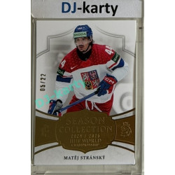 24/25 LC Repre série 2 Collectors Edition #WCH-16 Matěj Stránský Season Collection IIHF World Championship 2025 Gold xx/22