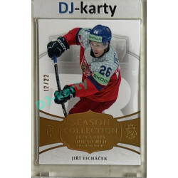 24/25 LC Repre série 2 Collectors Edition #WCH-04 Jiří Ticháček Season Collection IIHF World Championship 2025 Gold xx/22