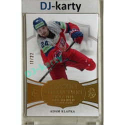 24/25 LC Repre série 2 Collectors Edition #WCH-21 Adam Klapka Season Collection IIHF World Championship 2025 Gold xx/22
