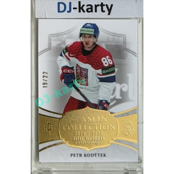 24/25 LC Repre série 2 Collectors Edition #WCH-18 Petr Kodýtek Season Collection IIHF World Championship 2025 Gold xx/22