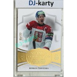 24/25 LC Repre série 2 Collectors Edition #WCH-10 Roman Červenka Season Collection IIHF World Championship 2025 Gold xx/22