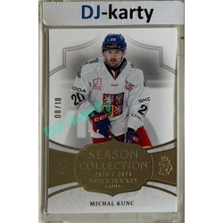24/25 LC Repre série 2 Collectors Edition #BHG-16 Michal Kunc Season Collection Baijer Hockey Games 2025 Platinum xx/18