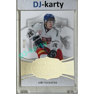 24/25 LC Repre série 2 Collectors Edition #BHG-03 Jiří Ticháček Season Collection Baijer Hockey Games 2025 Platinum xx/18