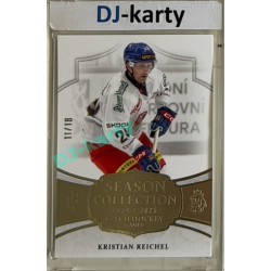 24/25 LC Repre série 2 Collectors Edition #CHG-18 Kristian Reichel Season Collection Czech Hockey Games 2025 Platinum xx/18
