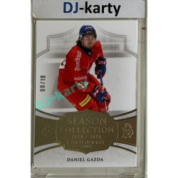 24/25 LC Repre série 2 Collectors Edition #CHG-03 Daniel Gazda Season Collection Czech Hockey Games 2025 Platinum xx/18