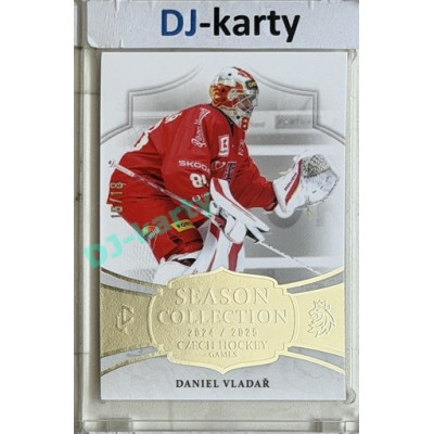 24/25 LC Repre série 2 Collectors Edition #CHG-31 Daniel Vladař Season Collection Czech Hockey Games 2025 Platinum xx/18