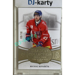 24/25 LC Repre série 2 Collectors Edition #CHG-24 Michal Kovařčík Season Collection Czech Hockey Games 2025 Platinum xx/18
