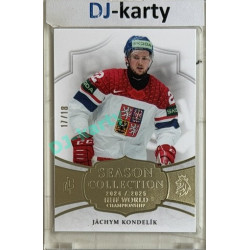 24/25 LC Repre série 2 Collectors Edition #WCH-13 Jáchym Kondelík Season Collection IIHF World Championship 2025 Platinum xx/18