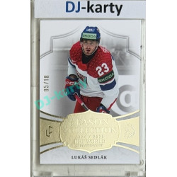 24/25 LC Repre série 2 Collectors Edition #WCH-14 Lukáš Sedlák Season Collection IIHF World Championship 2025 Platinum xx/18