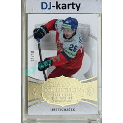 24/25 LC Repre série 2 Collectors Edition #WCH-04 Jiří Ticháček Season Collection IIHF World Championship 2025 Platinum xx/18