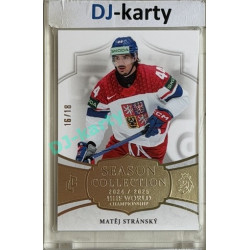 24/25 LC Repre série 2 Collectors Edition #WCH-16 Matěj Stránský Season Collection IIHF World Championship 2025 Platinum xx/18