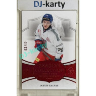 24/25 LC Repre série 2 Collectors Edition #BHG-08 Jakub Galvas Season Collection Baijer Hockey Games 2025 Red xx/12