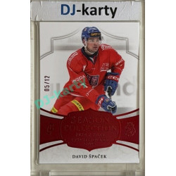 24/25 LC Repre série 2 Collectors Edition #CHG-02 David Špaček Season Collection Czech Hockey Games 2025 Red xx/12