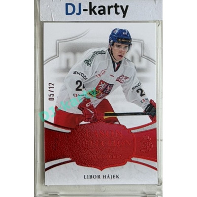 24/25 LC Repre série 2 Collectors Edition #BHG-02 Libor Hájek Season Collection Baijer Hockey Games 2025 Red xx/12