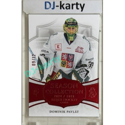 24/25 LC Repre série 2 Collectors Edition #BHG-25 Dominik Pavlát Season Collection Baijer Hockey Games 2025 Red xx/12