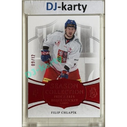 24/25 LC Repre série 2 Collectors Edition #BHG-14 Filip Chlapík Season Collection Baijer Hockey Games 2025 Red xx/12