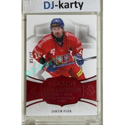 24/25 LC Repre série 2 Collectors Edition #CHG-17 Jakub Flek Season Collection Czech Hockey Games 2025 Red xx/12