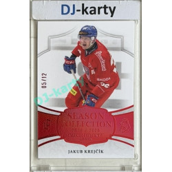 24/25 LC Repre série 2 Collectors Edition #CHG-08 Jakub Krejčík Season Collection Czech Hockey Games 2025 Red xx/12