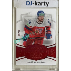 24/25 LC Repre série 2 Collectors Edition #WCH-08 Tomáš Kundrátek Season Collection IIHF World Championship2025 Red xx/12