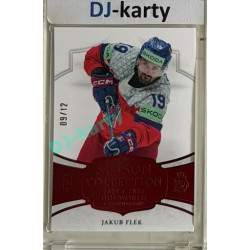 24/25 LC Repre série 2 Collectors Edition #WCH-12 Jakub Flek Season Collection IIHF World Championship2025 Red xx/12