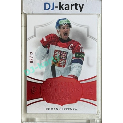 24/25 LC Repre série 2 Collectors Edition #WCH-10 Roman Červenka Season Collection IIHF World Championship2025 Red xx/12