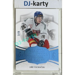 24/25 LC Repre série 2 Collectors Edition #BHG-03 Jiří Ticháček Season Collection Baijer Hockey Games 2025 Blue 5/9