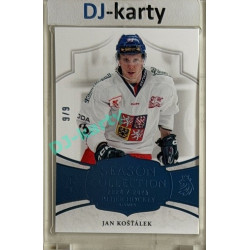 24/25 LC Repre série 2 Collectors Edition #BHG-04 Jan Košťálek Season Collection Baijer Hockey Games 2025 Blue 9/9