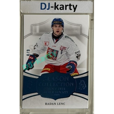 24/25 LC Repre série 2 Collectors Edition #BHG-19 Radan Lenc Season Collection Baijer Hockey Games 2025 Blue 4/9