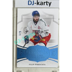 24/25 LC Repre série 2 Collectors Edition #BHG-09 Filip Pyrochta Season Collection Baijer Hockey Games 2025 Blue 5/9