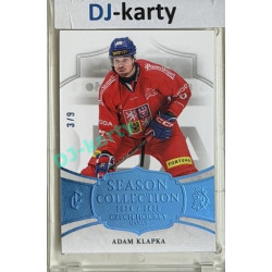 24/25 LC Repre série 2 Collectors Edition #CHG-28 Adam Klapka Season Collection Czech Hockey Games 2025 Blue 3/9