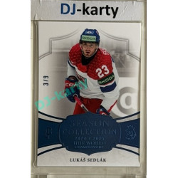 24/25 LC Repre série 2 Collectors Edition #WCH-14 Lukáš Sedlák Season Collection IIHF World Championship 2025 Blue 3/9