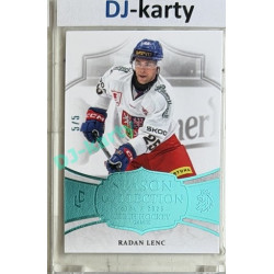 24/25 LC Repre série 2 Collectors Edition #CHG-20 Radan Lenc Season Collection Czech Hockey Games 2025 Turquoise 5/5