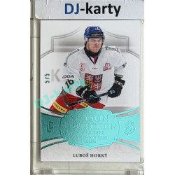 24/25 LC Repre série 2 Collectors Edition #BHG-10 Luboš Horký Season Collection Baijer Hockey Games 2025 Turquoise 5/5