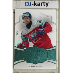 24/25 LC Repre série 2 Collectors Edition #WCH-03 Daniel Gazda Season Collection IIHF World Championship 2025 Turquoise 2/5