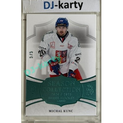 24/25 LC Repre série 2 Collectors Edition #BHG-16 Michal Kunc Season Collection Baijer Hockey Games 2025 Turquoise 5/5