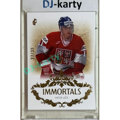 24/25 LC Repre série 2 Collectors Edition #IM-23 Viktor Ujčík Immortals Gold xx/30