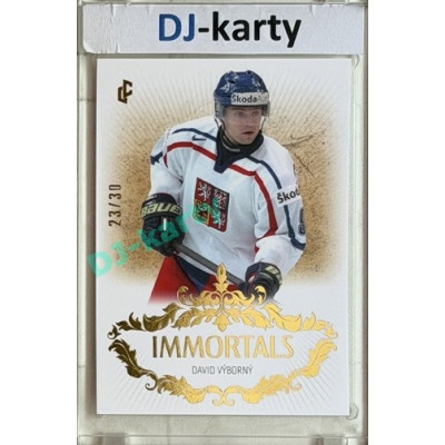 24/25 LC Repre série 2 Collectors Edition #IM-40 David Výborný Immortals Gold xx/30