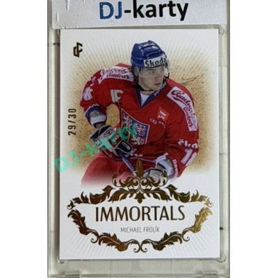 24/25 LC Repre série 2 Collectors Edition #IM-32 Michael Frolík Immortals Gold xx/30