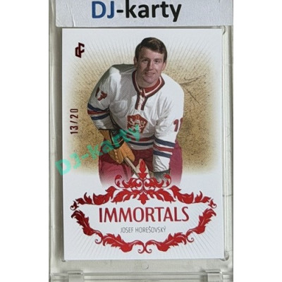 24/25 LC Repre série 2 Collectors Edition #IM-34 Josef Horešovský Immortals Red 13/20
