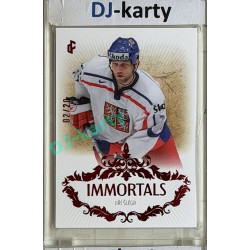 24/25 LC Repre série 2 Collectors Edition #IM-25 Jiří Šlégr Immortals Red 02/20