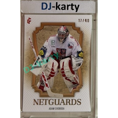 24/25 LC Repre série 2 Collectors Edition #NG-17 Adam Svoboda Netguards xx/40