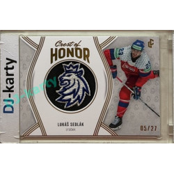24/25 LC Repre série 2 Collectors Edition #COH-18 Lukáš Sedlák Crest of Honor - Collectors version Gold xx/27