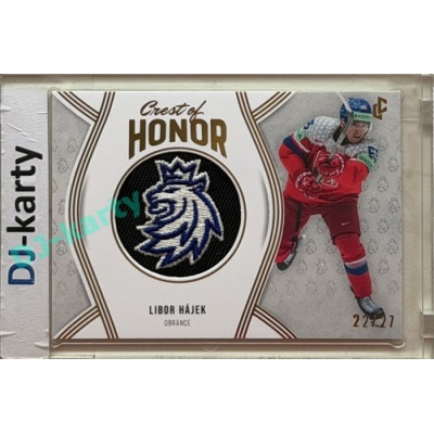 24/25 LC Repre série 2 Collectors Edition #COH-01 Libor Hájek Crest of Honor - Collectors version Gold xx/27