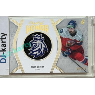 24/25 LC Repre série 2 Collectors Edition #COH-07 Filip Zadina Crest of Honor - Collectors version Gold xx/27