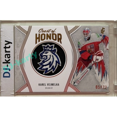 24/25 LC Repre série 2 Collectors Edition #COH-28 Karel Vejmelka Crest of Honor - Collectors version Gold xx/27