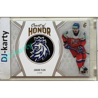 24/25 LC Repre série 2 Collectors Edition #COH-09 Jakub Flek Crest of Honor - Collectors version Gold xx/27