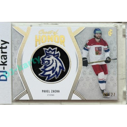 24/25 LC Repre série 2 Collectors Edition #COH-23 Pavel Zacha Crest of Honor - Collectors version Gold xx/27