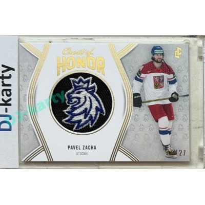 24/25 LC Repre série 2 Collectors Edition #COH-23 Pavel Zacha Crest of Honor - Collectors version Gold xx/27