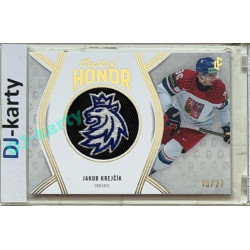 24/25 LC Repre série 2 Collectors Edition #COH-04 Jakub Krejčík Crest of Honor - Collectors version Gold xx/27