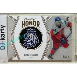 24/25 LC Repre série 2 Collectors Edition #COH-11 Matěj Stránský Crest of Honor - Collectors version Gold xx/27